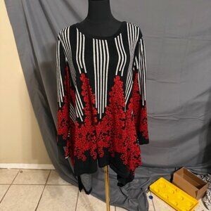 ORANGE Heavy Knit Tunic Blouse Size L/XL